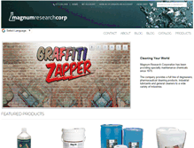 Tablet Screenshot of magnumresearchcorp.com
